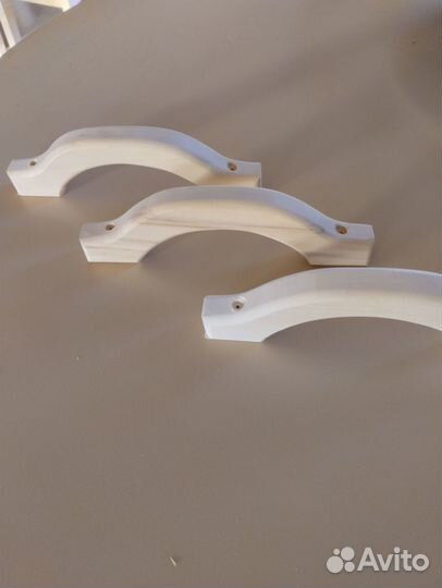 Дверные ручки - деревянные, Липа