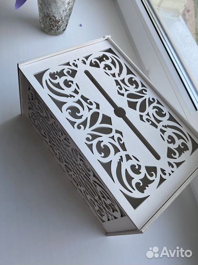 Свадебная коробка для денег