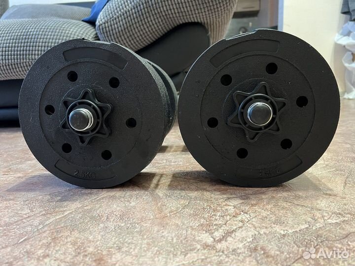 Гантели разборные