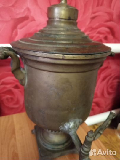 Самовар на дровах старинный
