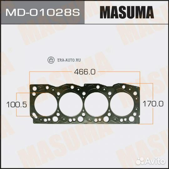 Masuma MD01028S Прокладка ГБЦ