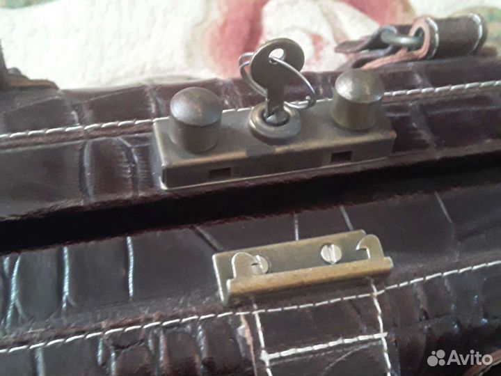 Саквояж кожаный мужской