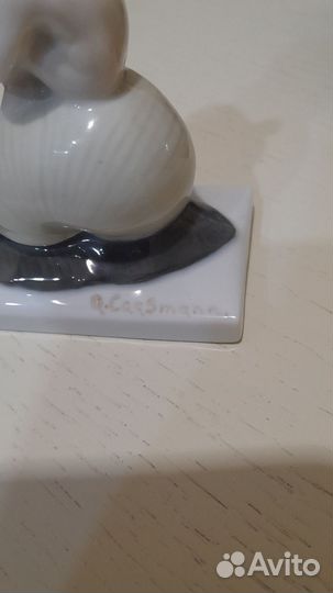 Статуэтка девочка фея на улитке Германия