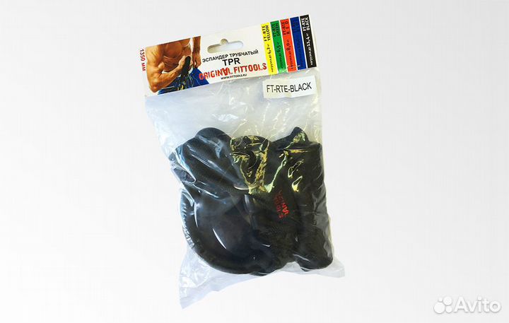 Эспандер трубчатый 3*13*1350 мм (черный)