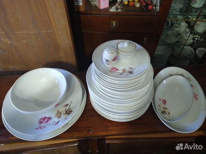 Столовый сервиз фарфор СССР Бордановичкий ф.з