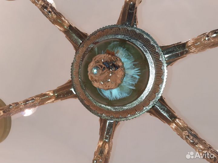 Люстра с ониксом (пластик)