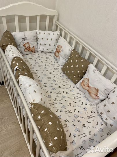 Бортики в кроватку