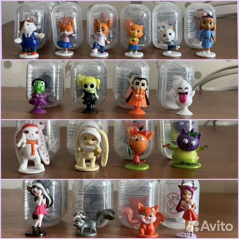 Фигурки чупа чупс, киндер, меджики, свит бокс