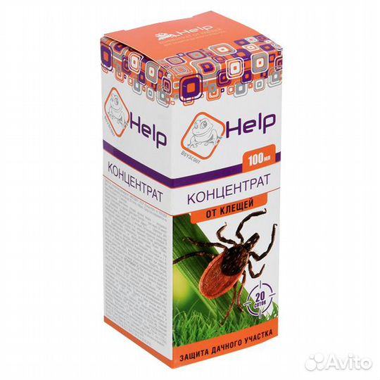 Концентрат help от клещей до 20 соток инсектицидны