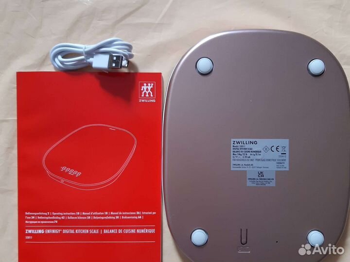 Весы цифровые кухонные zwilling enfinigy 10кг