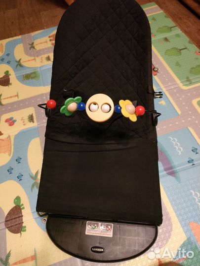 Шезлонг для новорожденных luxmom