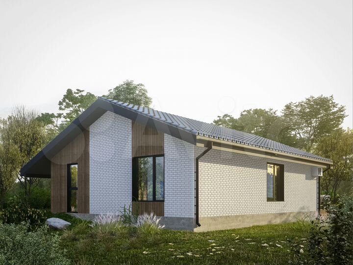 Дом 85 м² на участке 8 сот.