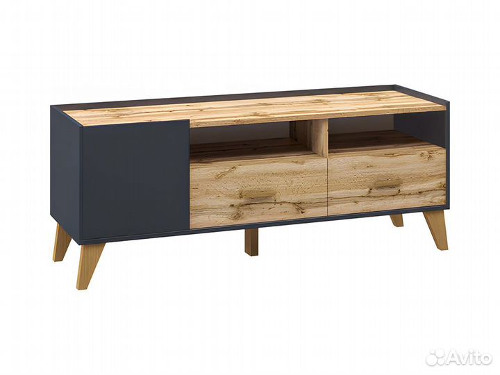 Тумба тв сканди, Дуб Вотан + Графит мн-036-03 (1)