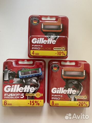 Кассеты Gillette Fusion5 Proglide Power