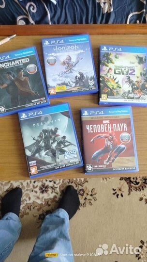 Sony playstation 4 slim 1tb с играми