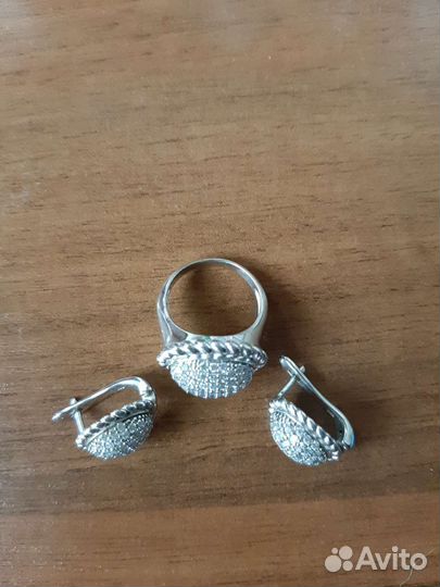 Серебряный набор