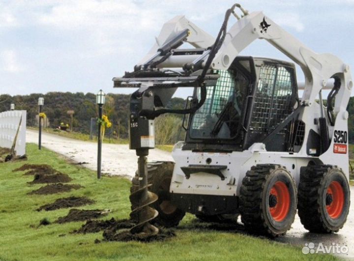 Услуги мини экскаватора bobkat