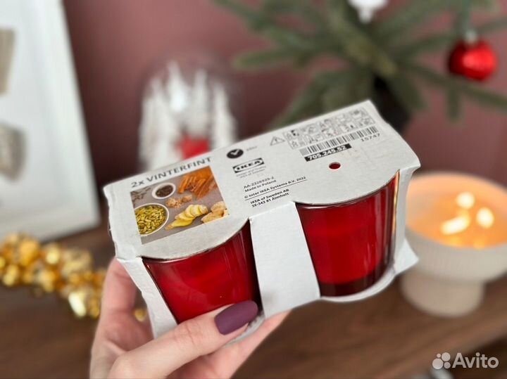 Набор свечей IKEA vinter 2шт