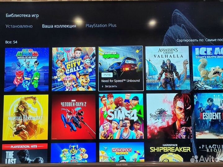 Sony playstation 5 +2 джостика + игры + зарядная