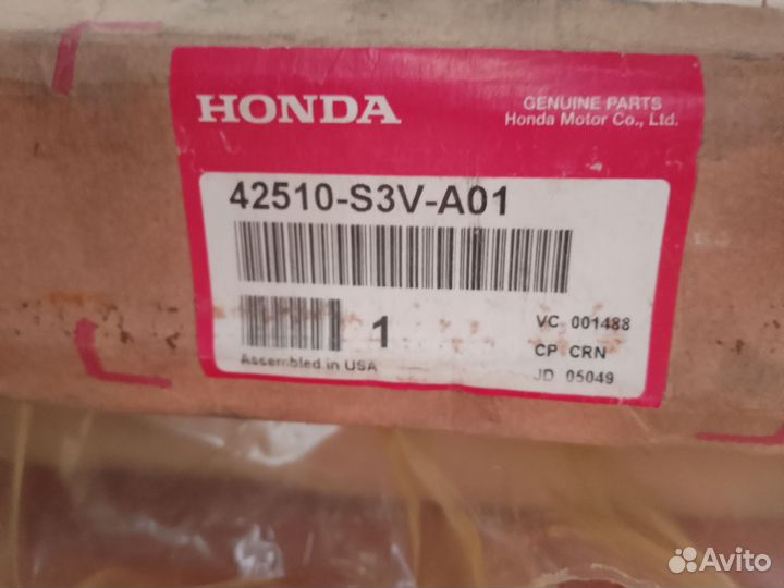 Тормозные диски Honda оригинал