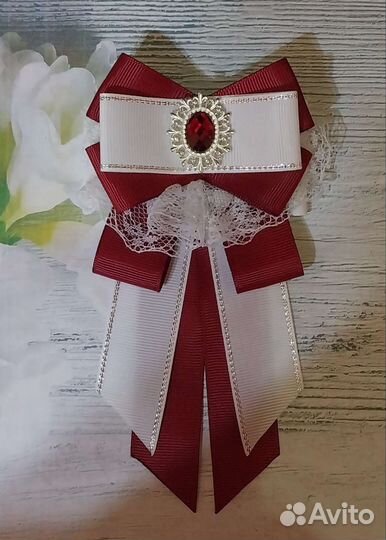 Набор бантиков и галстука ручной работы