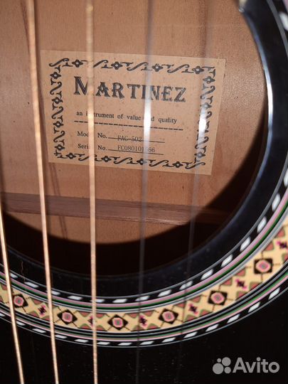 Гитара Martinez Fac-502