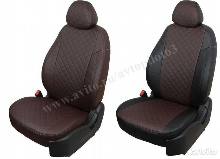 Автомобильные чехлы из экокожи 