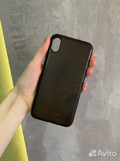 Чехол кожаный на iPhone xs max (Nomad rugged case)