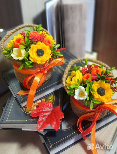 Букет, мыло ручной работы