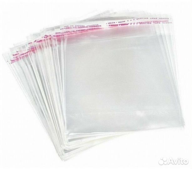 Пакет фасовочный, пп (25) 8х12 см бопп, клапан