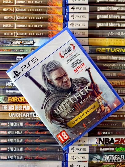 Игра Ведьмак 3 с DLC ps5