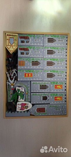 Замок из кубиков Melissa Doug + фигурки рыцарей