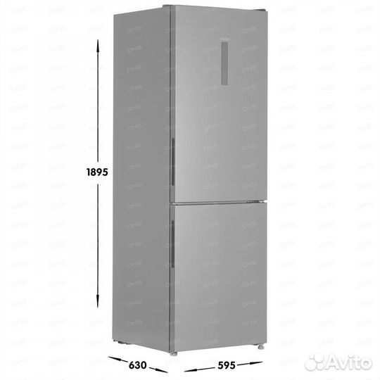 Холодильник Haier CEF535ASD серебристый