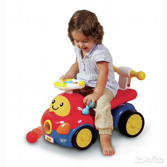 Лучшая развивающая каталка машина бомбардир 3в1