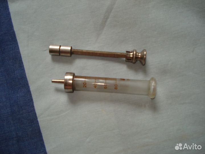 Шприц медицинский 80 мг стекло СССР