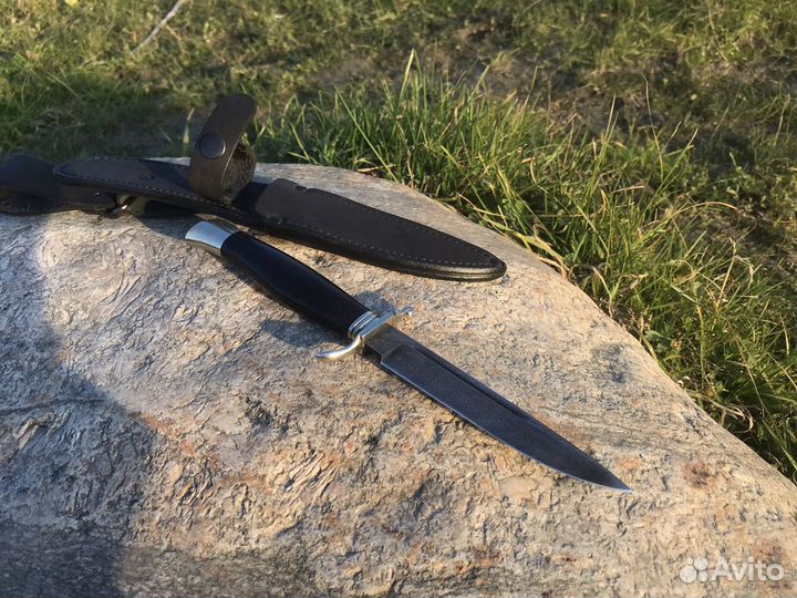 Нож финка дамасская сталь
