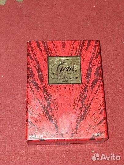 Винтажные духи французские Gem Van Cleef & Arpel