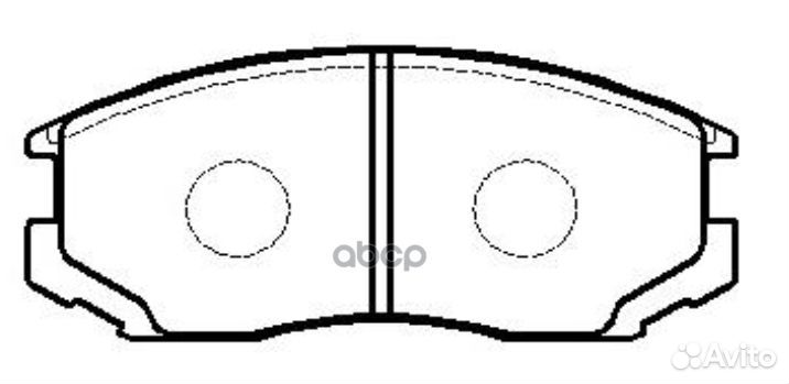 Колодки тормозные, передние (Старый CKM3) GK057