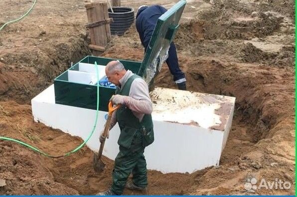 Септик для дома и дачи + монтаж + гарантия