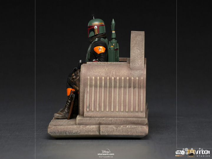 Boba Fett on Throne Deluxe