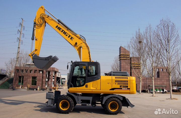 Колёсный экскаватор HENGTE HT190W, 2024