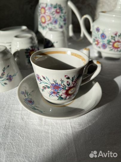 Сервиз кофейный городницкий фарфоровый завод
