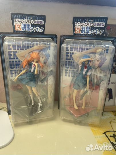 Фигурки Аниме Евангелион Рей и Аска оригинал
