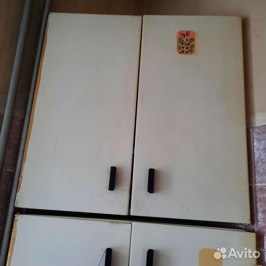 Угловой навесной шкаф сталь разборный СССР