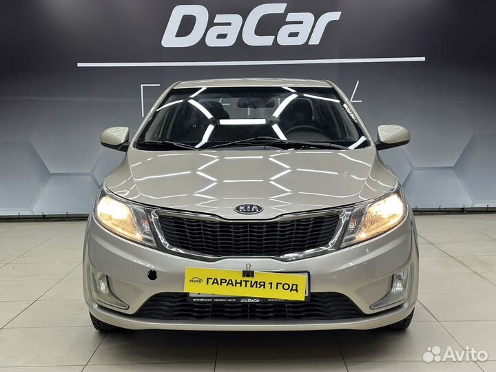 Kia Rio 1.4 МТ, 2012, 206 934 км