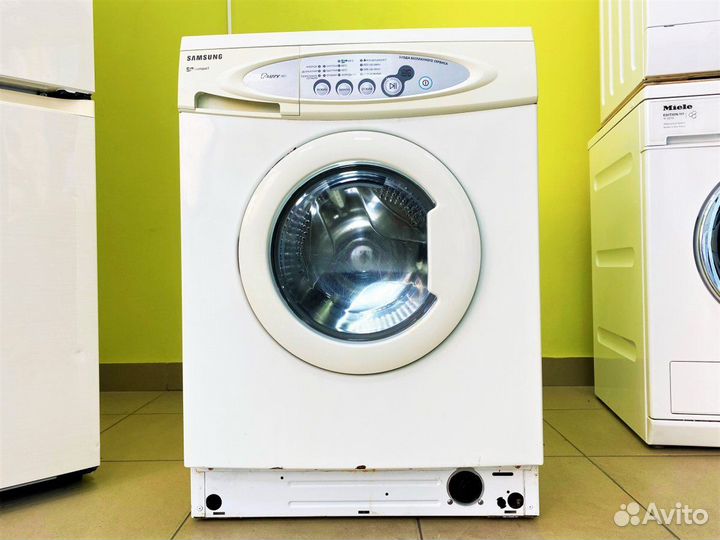 Стиральная машина узкая бу Samsung. Гарантия