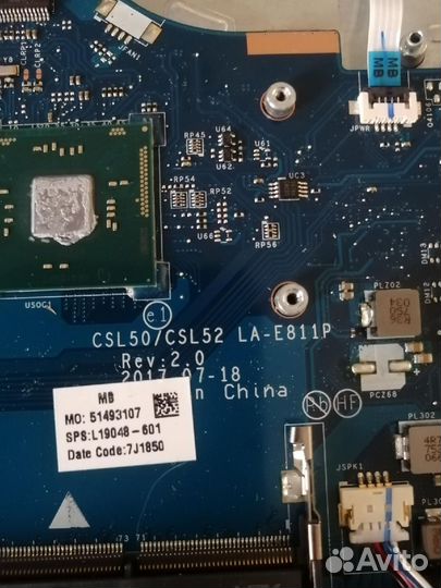 Мат. Плата CSL50 / CSL52 LA-E811P