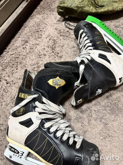 Коньки ccm pro 3 lite