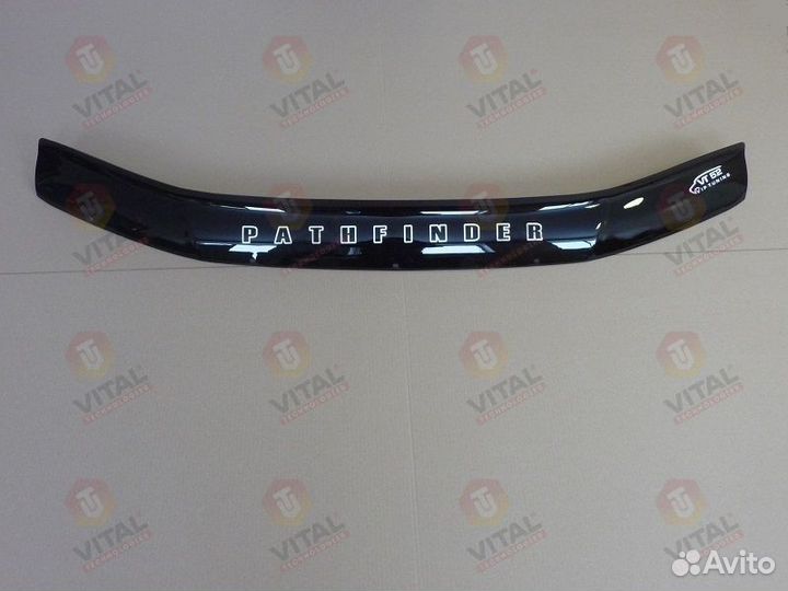 Спойлер капота Nissan Pathfinder (R51) дорестайл