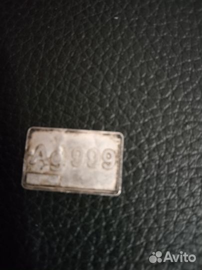 Пластинка серебряная